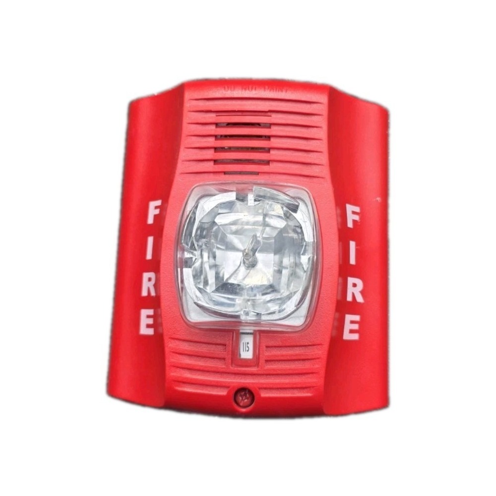 System Sensor P2RK SpectrAlert Advance Outdoor Horn Strobe Red Wall Mount